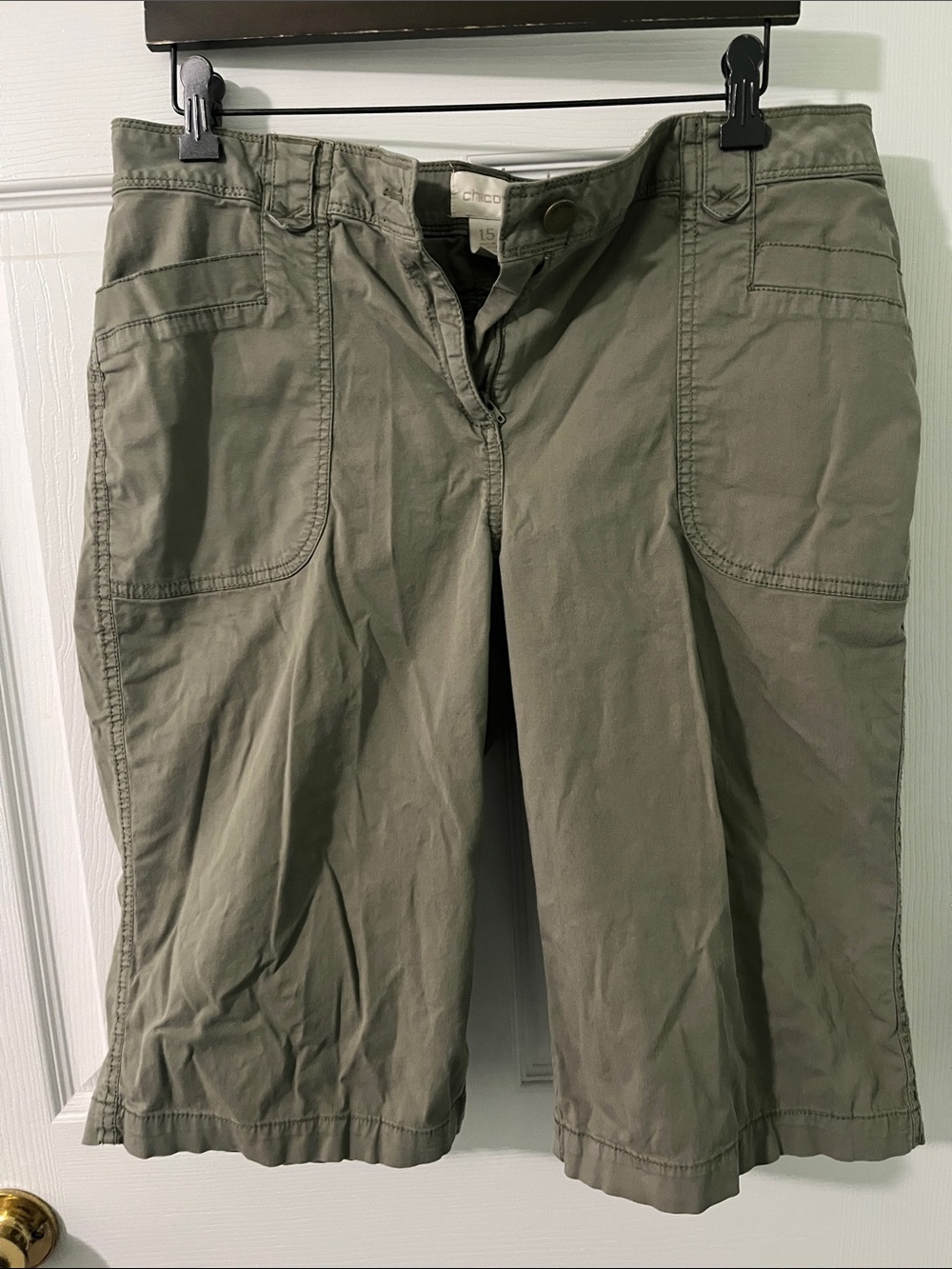 Chico’s Olive Women’s Utility Shorts